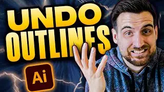 How to Undo Outline Preview in Illustrator (Tutorial)
