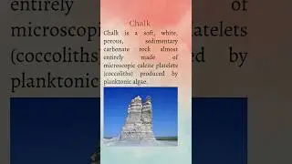 Chalk #geology