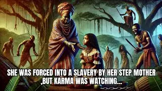 She Was Forced Into Slavery By Her Step Mother, But Karma Was Watching...#africanfolktales #tales