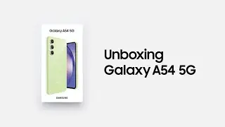 Galaxy A54 5G: Official Unboxing | Samsung