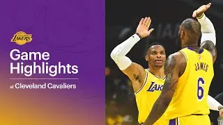 HIGHLIGHTS | Russell Westbrook (20 pts, 11 ast, 7-14 fg) at Cleveland Cavaliers
