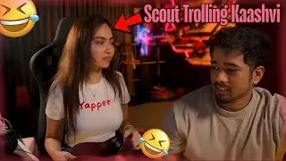Kaashvi Scout Funny clip🤣 Scout Trolling Kaashvi😁🔥