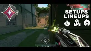 FAST VIPER LINEUPS AND SETUPS ON LOTUS- VALORANT NO COMMENTS  (ATTACK) - ЛАЙНАПЫ ВАЙПЕР КАРТА ЛОТУС