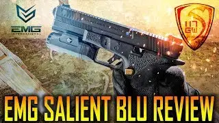 EMG SALIENT BLU SAI REVIEW GBB PISTOL- SPARTAN117GW