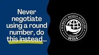 Never use a round number when negotiating, instead do this...
