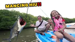 GILAAAK!! ALUNA MANCING DAPAT IKAN HIU!!