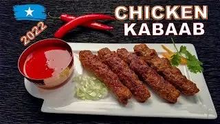 Sida loo sameeyo kabaab chicken (chicken kabab recipe) by Miin Osman