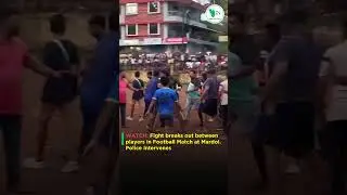 WATCH: Fight breaks out between players in Football Match at Mardol. Police Intervenes