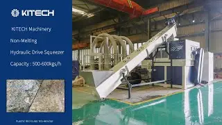 Squeezer for  plastic film drying and recycling
