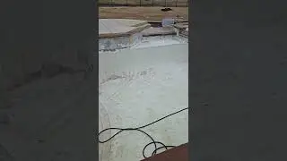Pool Tile Demo Complete #shorts #pool #demo #tile #construction