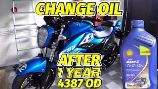 CHANGE OIL FOR GIXXER 155 fi