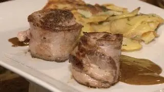 Aiguillettes de canard au foie gras