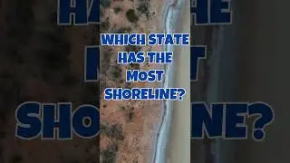 Which state has the most shoreline? #trivia #triviaquiz #triviatime #geographytrivia #brainbreak