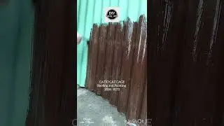 #173 CATIO Cat Cage Roofing and painting #doityourself #diy 