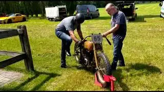 Test ride bike 171: Harley-Davidson 1929 JD boardtrack racer.