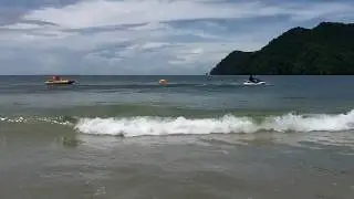 Over and Under the Waves at Maracas Bay