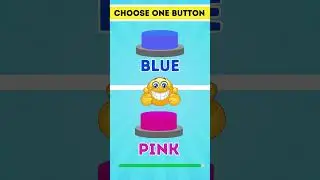 Choose One Button - Blue or Pink #chooseyourgift #challenge #lucky