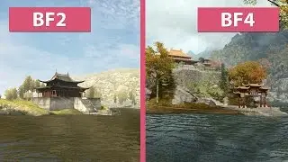 Battlefield 4 &ndash; Dragon Valley 2015 Remake vs. Original Battlefield 2 Graphics Comparison