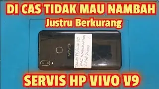 SERVIS HP VIVO V9 NOT CHARGING//TIDAK MAU DI CAS