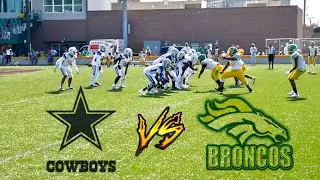 Eastside Cowboys vs Westside Broncos Football Game AYF/MYF 2021 (partial vlog)