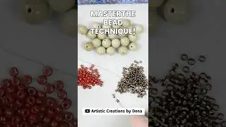 Master the Spiral Stitch: Beading Tips! #shorts
