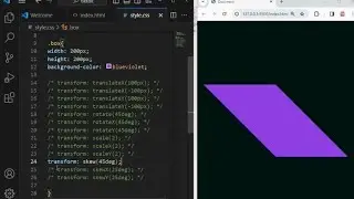 Learn CSS Transformation Properties In 1 Minute | 