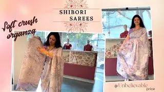 Elegant Light Purple Shibori Saree | Classy Look at an Unbelievable Price