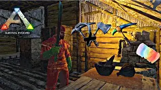 Ark Mobile - How to make paint , paint things , cooking pot #ark #arkmobile #fyp