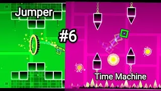 Прохождение Jumper и Time Machine|GD #6