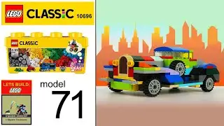 LEGO Speed Build MOC Vintage Car Retro Cord Cabriolet. How to build Lego Classic 10696. Save Money.