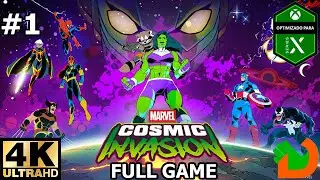 Marvel Cosmic Invasion | Gameplay | Subt&iacute;tulos Espa&ntilde;ol | Parte 1 (FULL GAME) [4K60 - XSX] DEAF