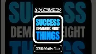 Day 8 [8 Rules of Success] #SuccessRules #Motivational#trendingshorts #SkbMotivation