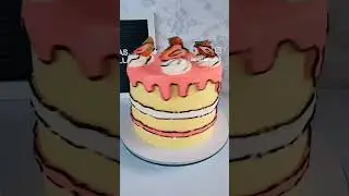 Comic/ cartoon style cake! 🙂