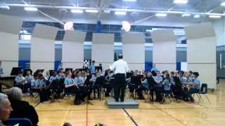 Millennium Middle School - 6th Grade Band Concert - May 2015 - Raiders of the Lost Ark