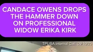 Candace Owens flames Erika Kirk about her weird behavior  right after Charlie Kirk died!