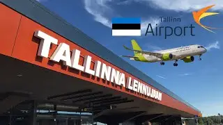 Обзор международный аэропорт Tallinna Lennujaam TLL 10.07.2024