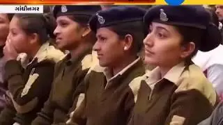 Gandhinagar: Police staff is taking Delegate practices for Vibrant Summit | Zee24Kalak
