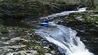 3 Paddlers on the Mellte.