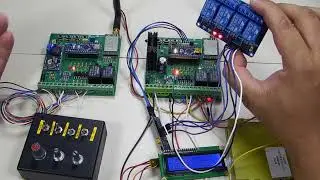 Mini PLC LoRa E32   Controle de Nível Caixa Dágua