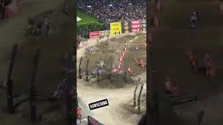 massive crash at a1 from the stands #a1 #amasx #450 stewart barciadown