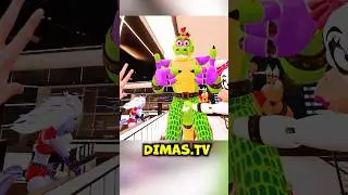 VR Гига Монти и Чика пришли в клуб Рокси и Фредди влюбились в VRChat FNAF COOP ВРчат часть 4