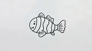 How to draw FISH 🐟  🐠 for kids 