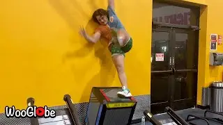 Funny Pistol Squat Fail - Gym Fails 2020 || WooGlobe