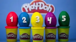 Play Doh Surprise Eggs  Numbers and Assembly