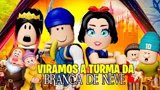 VIRAMOS A TURMA DA BRANCA DE NEVE E OS SETE ANÕES NO BROOKHAVEN RP! *Escapamos da Rainha Má*