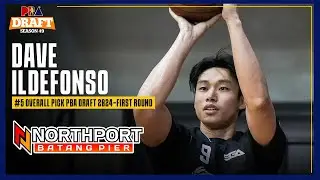 NorthPort takes Dave Ildefonso as FIFTH PICK | PBA Season 49 Draft