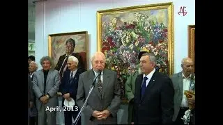 Turkmen TV, Opening of Durdy Bayramov solo exhibition in Ashgabat, Turkmenistan (2013)