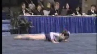elise ray 2000 aussie haircare invitational floor exercise