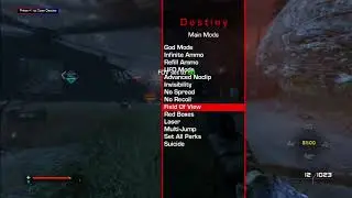 [PS3] [Ghosts] [Free] [SPRX] Destiny Extinction Mod Menu (All Client Menu)