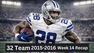 Madden Retro League 15-16 Week 15 Recap